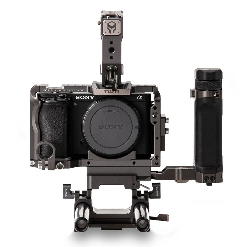 Клетка Tilta для камеры SONY A6 A6300 A6400 A6500 Полная DSLR Риг боковая фокусировка ручка