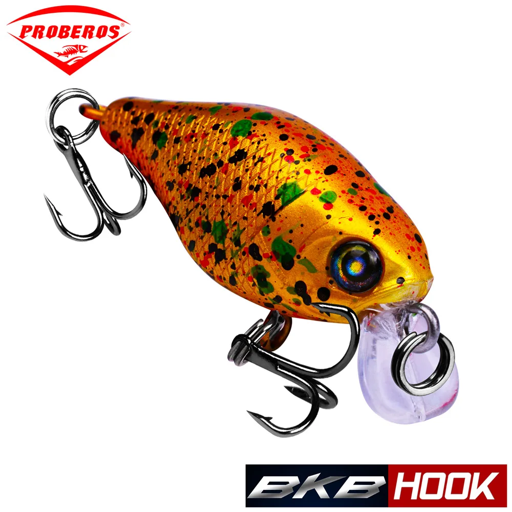 1pcs New 6 Colors Fishing Tackle Lure 4.6cm-1.81" 4.5g-0.16oz Crank Bass Baits Lures with 12# Hooks | Спорт и развлечения