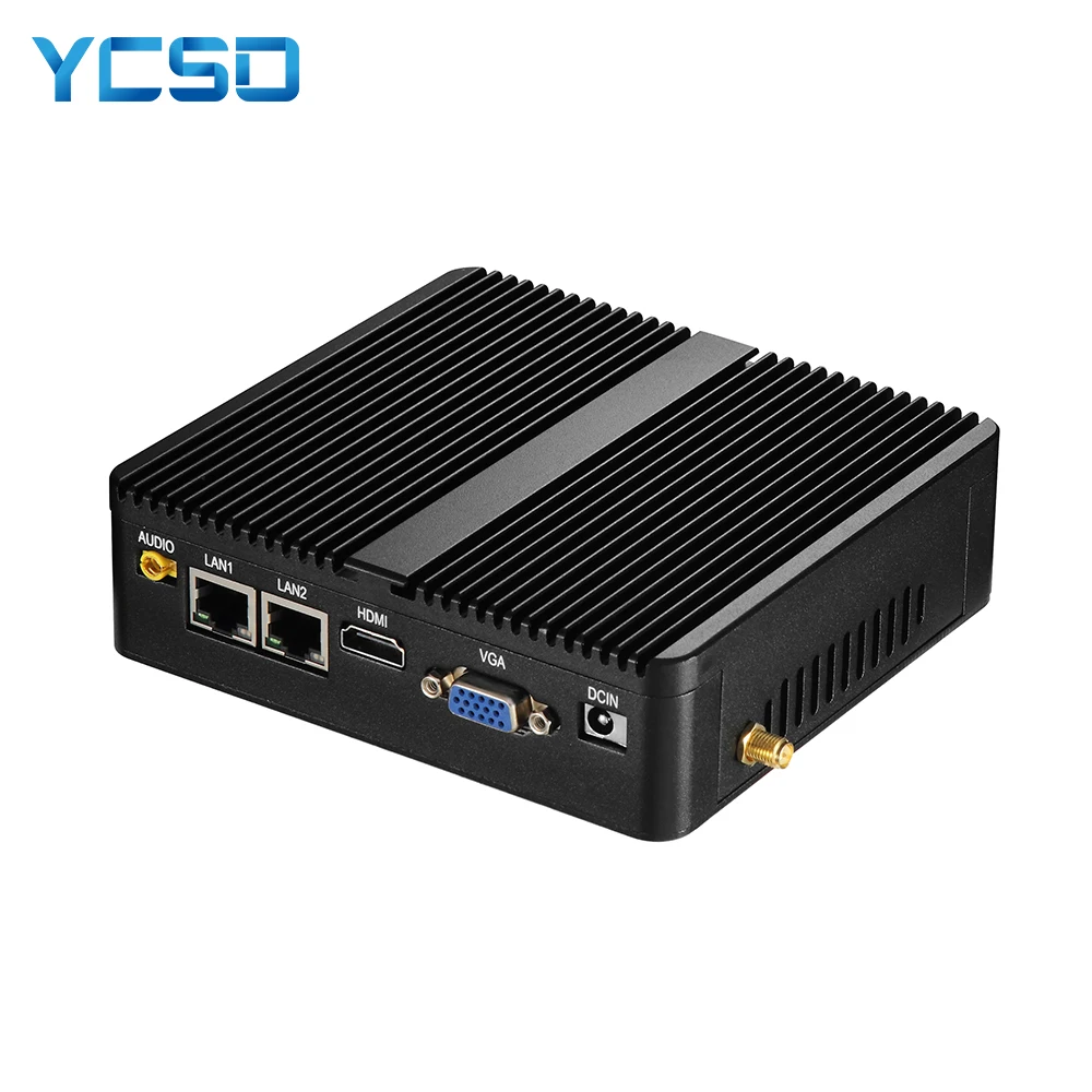 

Мини-ПК YCSD J4125 без вентилятора, Intel Celeron N2930, Windows 10, Linux, 2 гигабитных LAN-порта, 2 порта RS232, 4 порта USB, 300 Мбит/с, Wi-Fi, HTPC