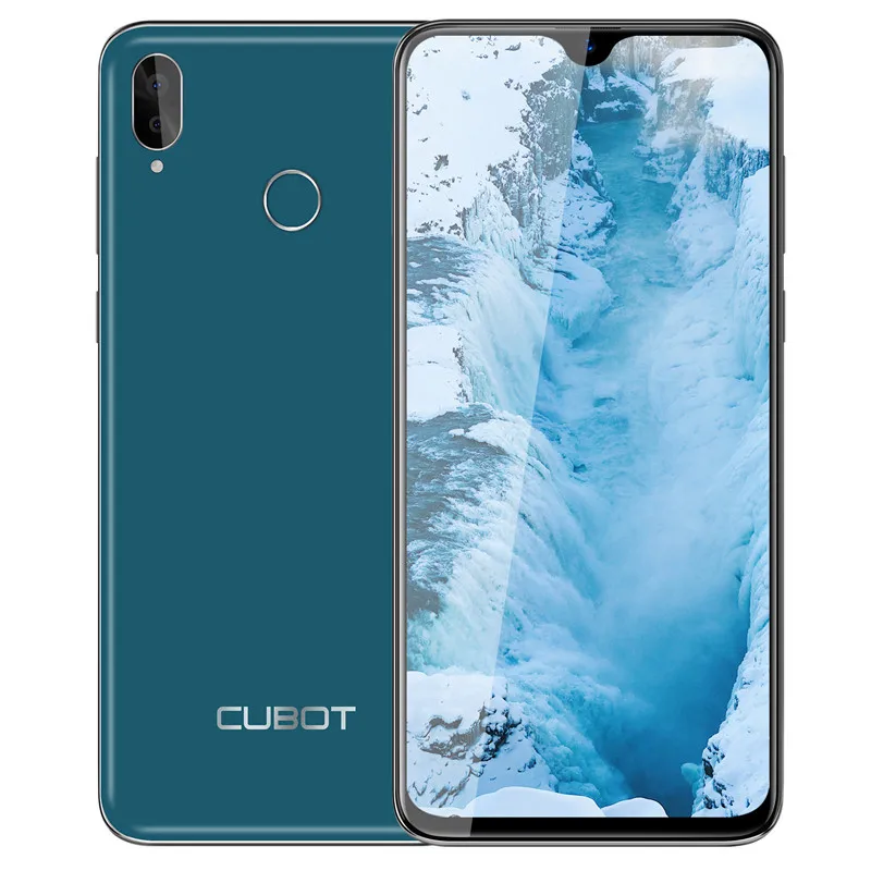 Green Мобильный телефон Cubot R15 Pro, 3 ГБ, 32 ГБ, Android 9,0, Pie, Face ID, 6,26 дюйма, полный экран, двойная камера 16 МП, 4G LTE, 3000 мАч - Цвет: Green