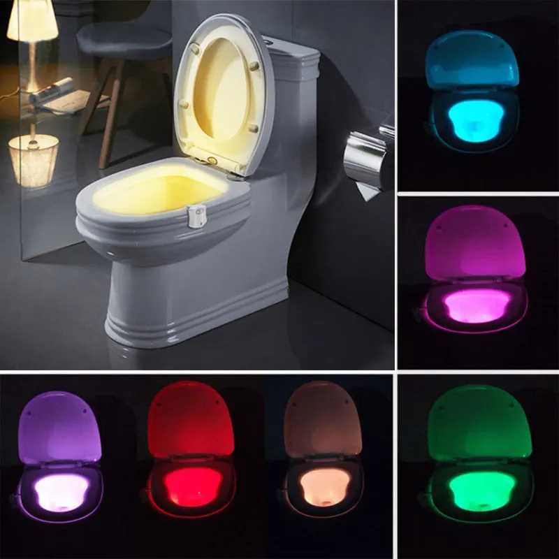 Умный ночной Светильник для унитаза 1 шт. светодиодный светильник инструмент