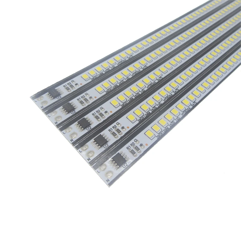 10pcs AC220V LED Bar Light High Brightness 20cm 30cm 40cm 50cm SMD2835 Rigid Strip Model Energy Saving Fluorescent Tubes | Освещение