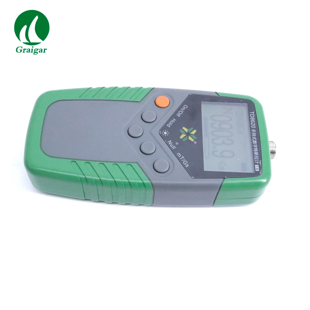 TD8620 Ручной цифровой измеритель Теслы постоянный магнит Гаусс 5%/ 2% / 1% на