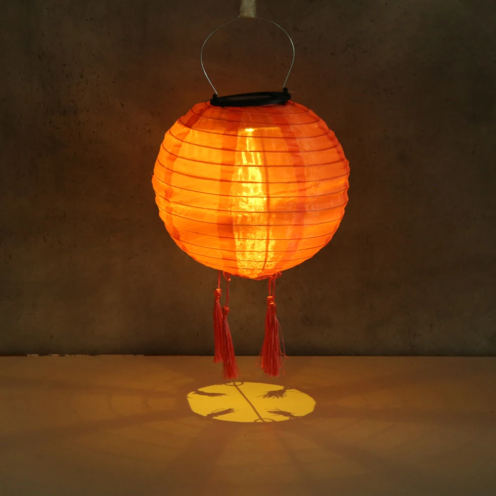 

Chandelier Solar Copper Bulb Chandelier 12inch LED Solar Lantern Waterproof Global Light Tassel Outdoor Decor