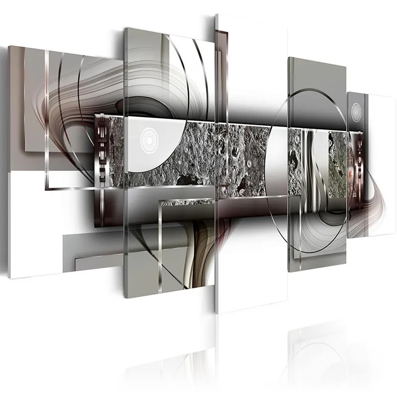 5 шт. современные абстрактные фотообои искусство Круги Печатные картины на