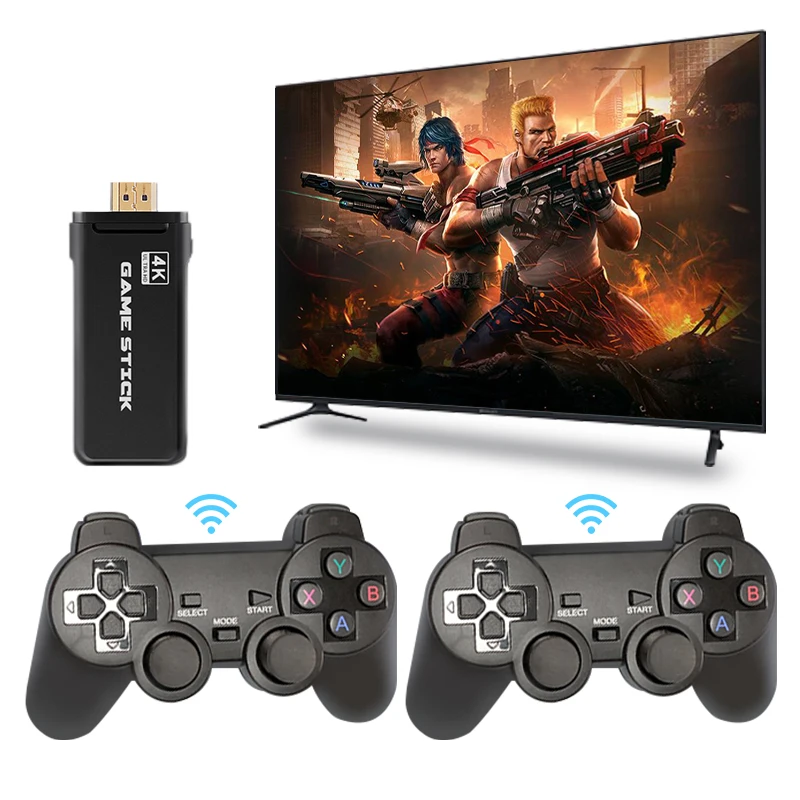 Игровая консоль Powkiddy 4K Ultra двойной геймпад для PS1/GBA Ретро ТВ игровая совместимая с