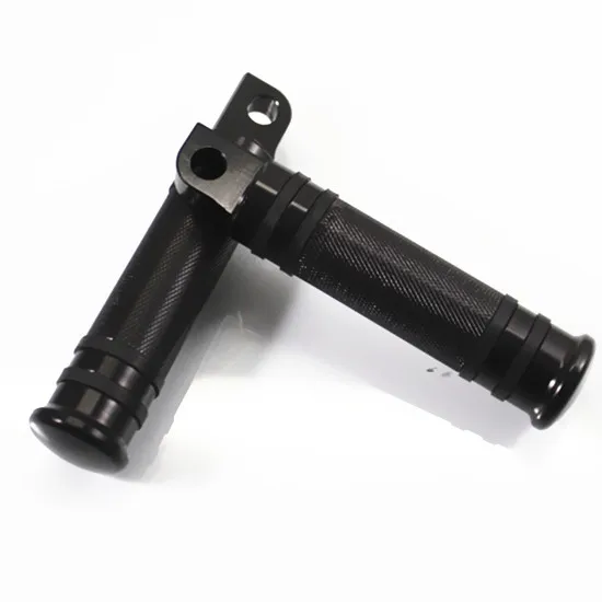 Черные мужские подножки с креплением для Harley Dyna Electra Glide FLHT Breakout Blackline Cross Bones Road King