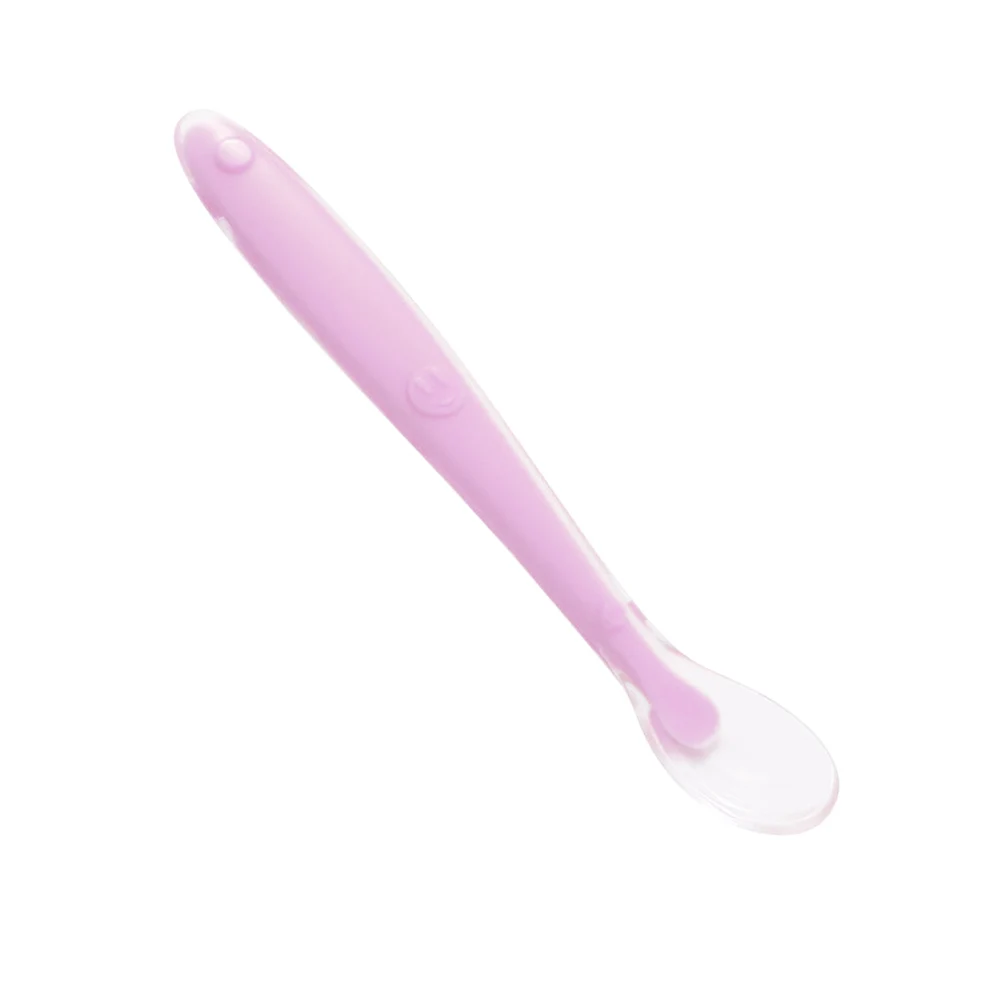 

Silicone Baby Spoon First Stage Feeding Training Spoon Soft and Safe Baby Utensils for Infants over 6 Months High Quality Spoon