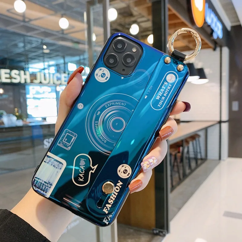 Для samsung S10 8 9 плюс S10 5G S7 S7edge Примечание 10 9 8 Pro M40 20 10 30С отсчетом, Blu-Ray камера ремешок на запястье для рельсового держателя чехол для телефона