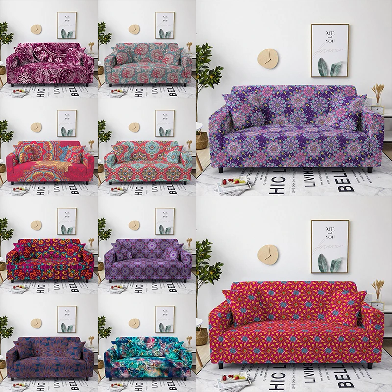 Модные чехлы для диванов с откидывающейся спинкой в стиле ретро мягкие из