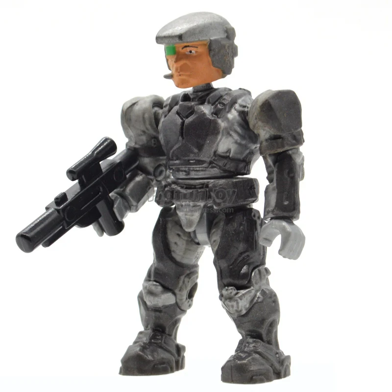 1 Piece MB66 Одиночная Halo Wars Warriors Монстры люди Спартанские игры ковенанты пушки солдаты строительные блоки кирпичи игрушки для детей - Цвет: 1 Piece MB66