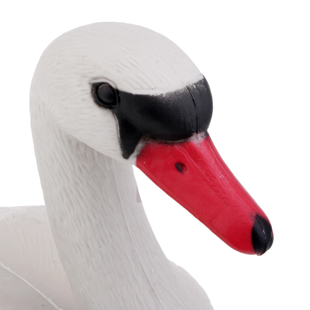 

Lightweight Swan Decoys Foldable Realistic Goose Decoying Floating Swan