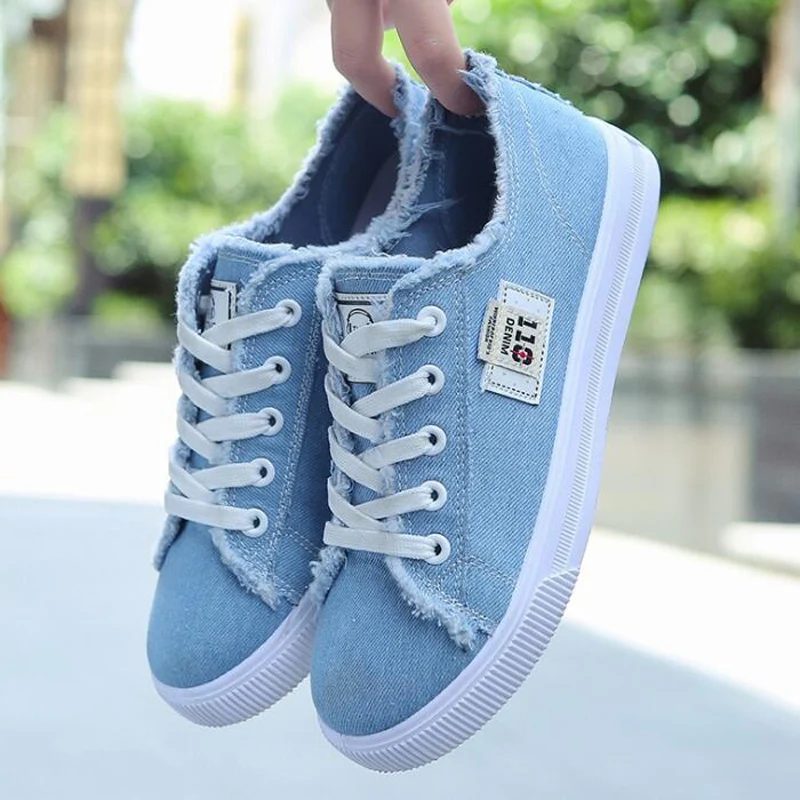 Для женщин парусиновые туфли кроссовки Горячая плотная Обувь На Шнуровке