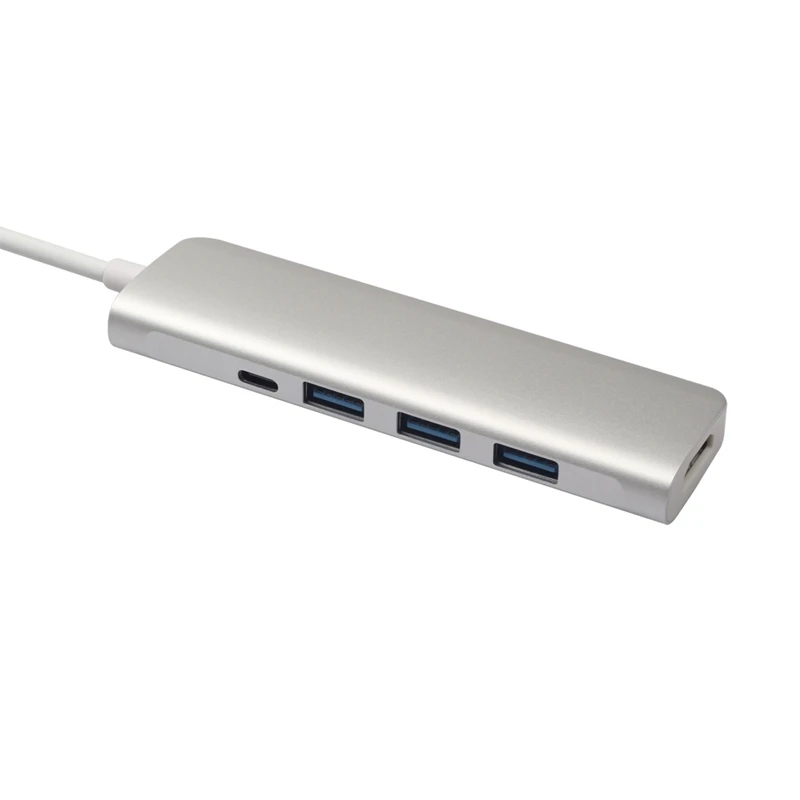 C Тип к HDMI 2 Быстрый USB 3 0 передачи данных Док-концентратор 5 в 1 USBC адаптер 4 видео