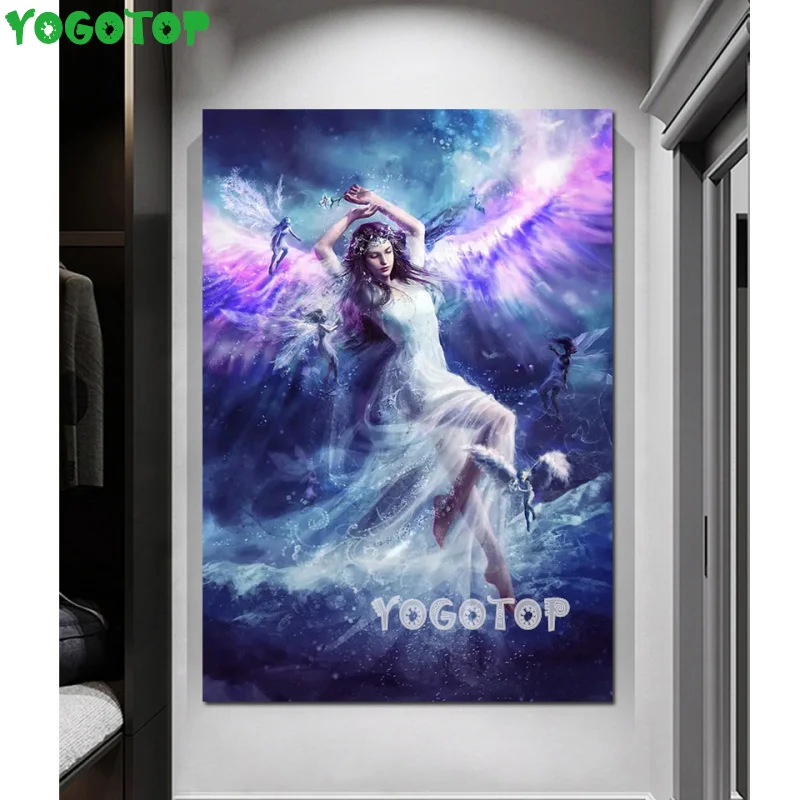 

Diamond Painting Fantasy Elf Angel Woman 5D DIY Full Diamond Embroidery Mosaic Diy Kits Rhinestones Anime Home Decor YY5542