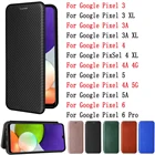 Sunjolly для Google Pixel 3 3xl 3A 3AXL 4 4XL 4A4G 5 4A5G 5A 6 6 Pro Чехол coque кожаный флип-чехол-портмоне с отделением для карт подставкой