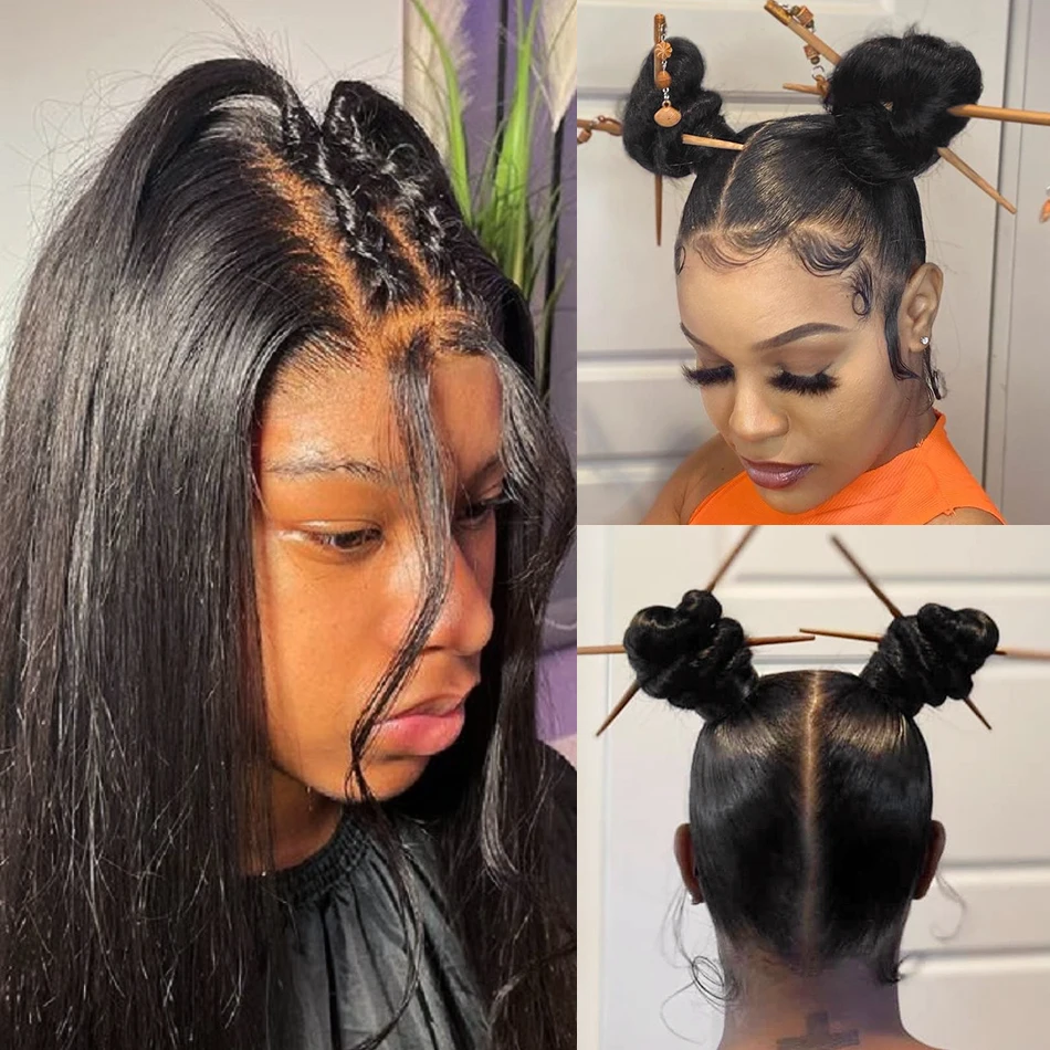 Парик женский прямой из натуральных волос