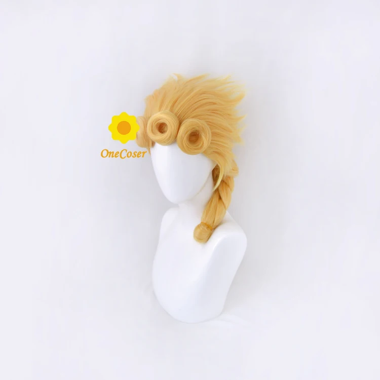 Парик для косплея Джоджо из невероятных приключений термостойкий плетеный
