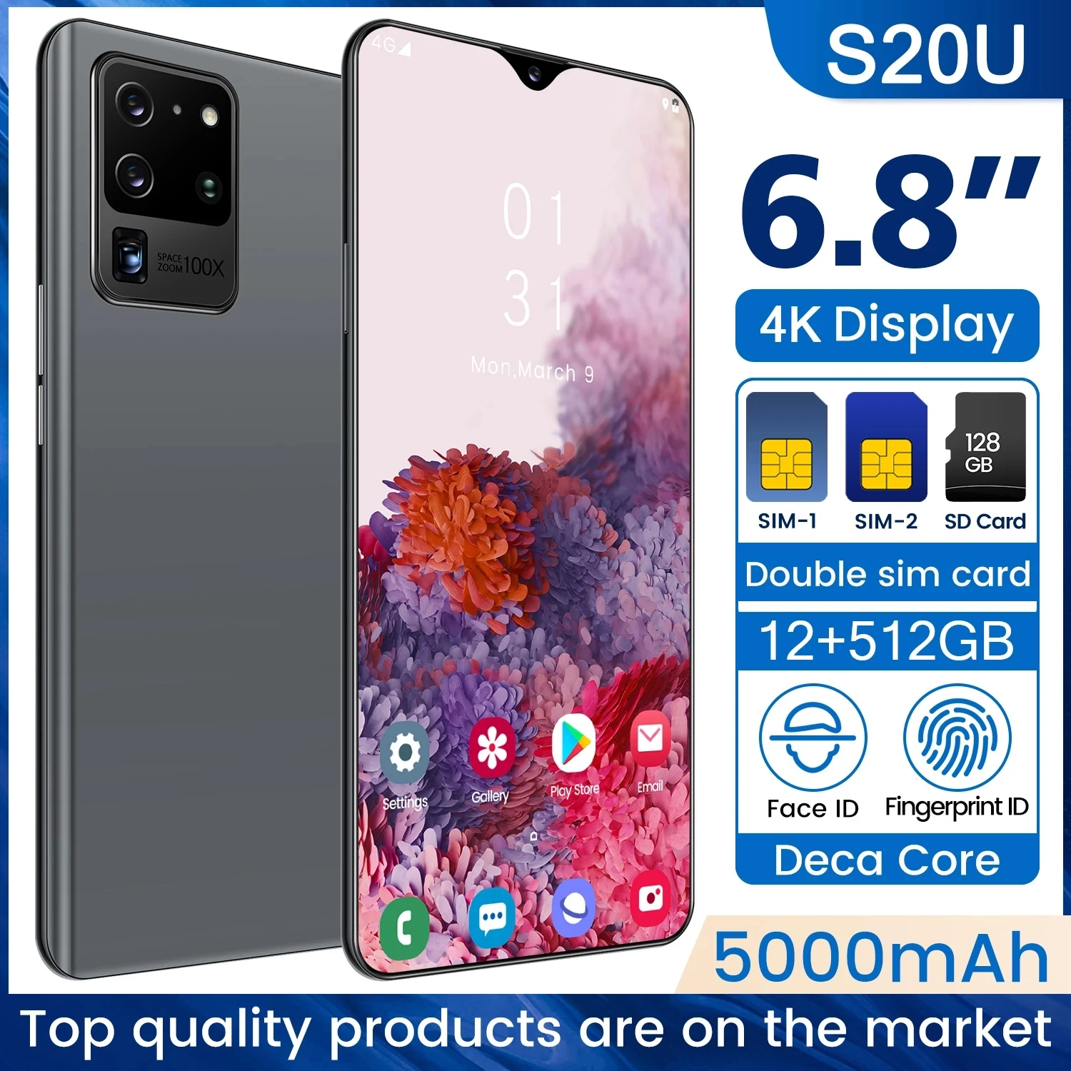 

Inteligente S20U de 6,8 pulgadas, , 12 + 512 , HD, , , 4G/5G