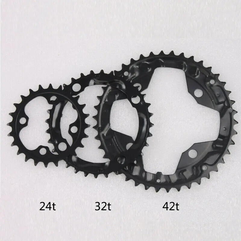 104/64BCD MTB велосипедная система 3x10S 24/32/42T тройной Скорость передняя Звездочка Велоспорт Chainset 170 мм рукоятки BB для горного велосипеда дорожный велосипед