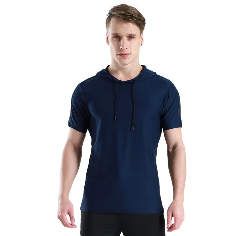 

Sport Shirt Mannen Fitness Tops Rashgard Mens Fit Running T-shirt Sportkleding Gym Workout Tshirt Slim Fit Training shirts