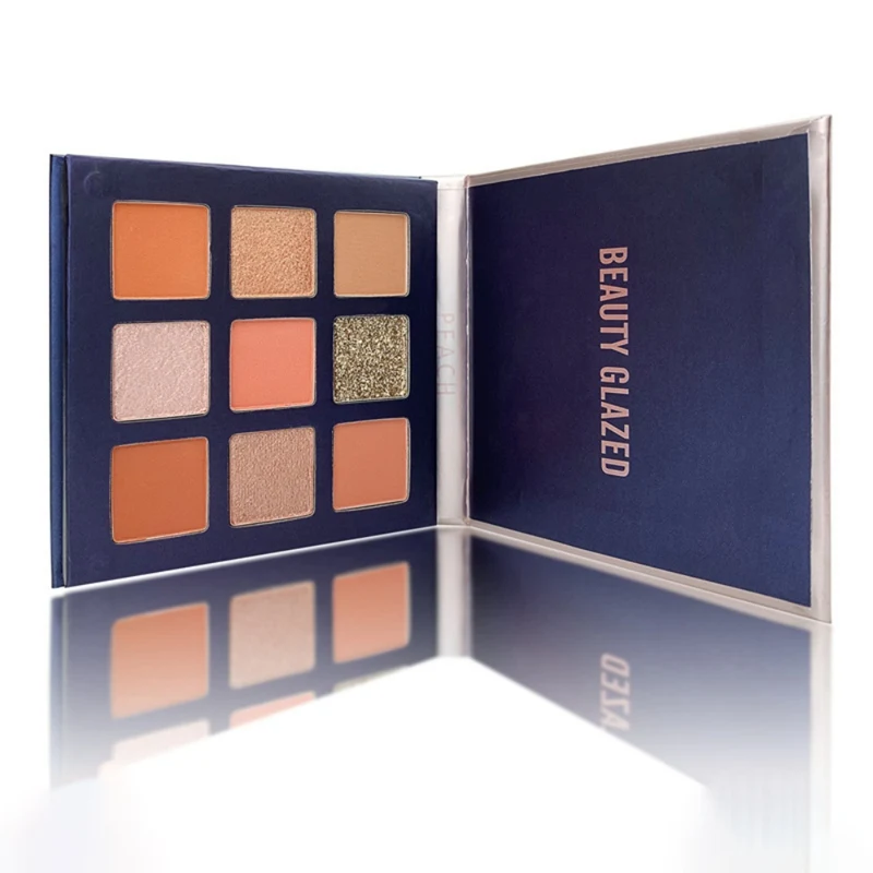 Тени Beauty Glazed матовые для век Палетка водостойких теней 9 цветов мерцающие| |