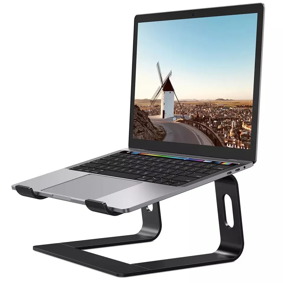 

Computer stand 11-18 inch Aluminum Alloy Laptop Stand Portable Base Notebook chromecast Holder Macbook Pro Non-slip Cooling Brac