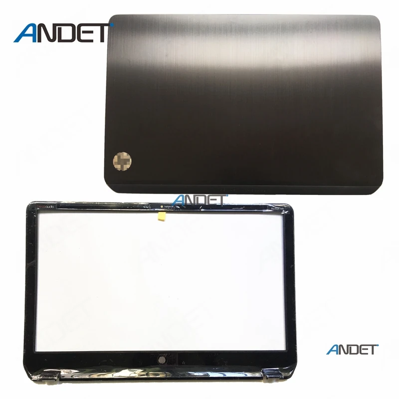 black AB Для hp Envy M6 M6-1000 серии ЖК задняя крышка Топ чехол+ передняя рамка черный серебристый AP0R1000140 AP0R1000320 - Цвет: black AB