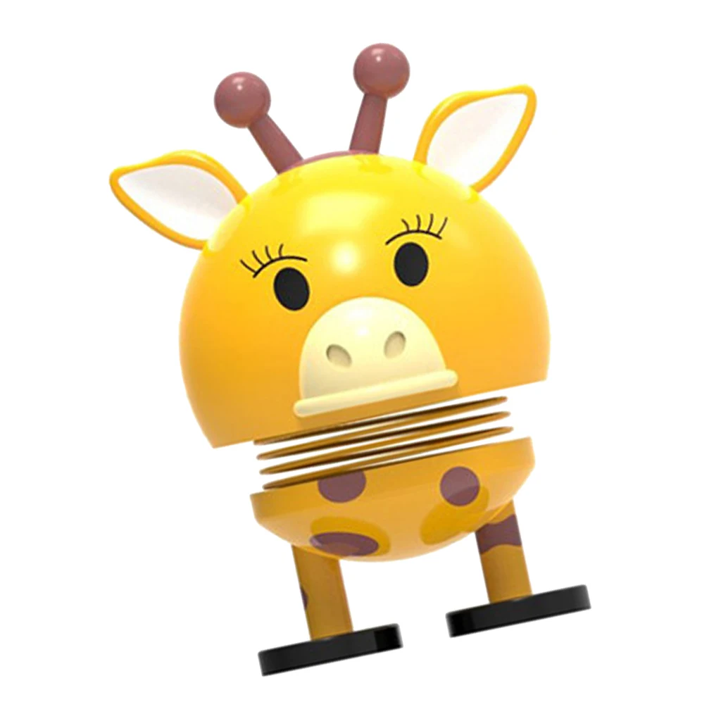 

Dancing Animals Dashboard Decoration Toys, Plastic Spring Animal Figures Car Office Desk Decor Shaking Birthday Christmas Gift