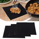 Коврик для барбекю и гриля, 40x50 см, нетоксичный, многоразовый, термостойкий