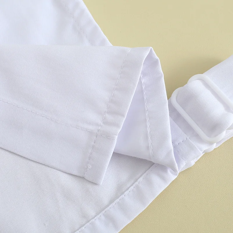 

Women Cotton Solid Fake Collar Shirt False Collar Female Detachable Collar Blouse Top Removable Half Shirt Neckwear Faux Col Tie