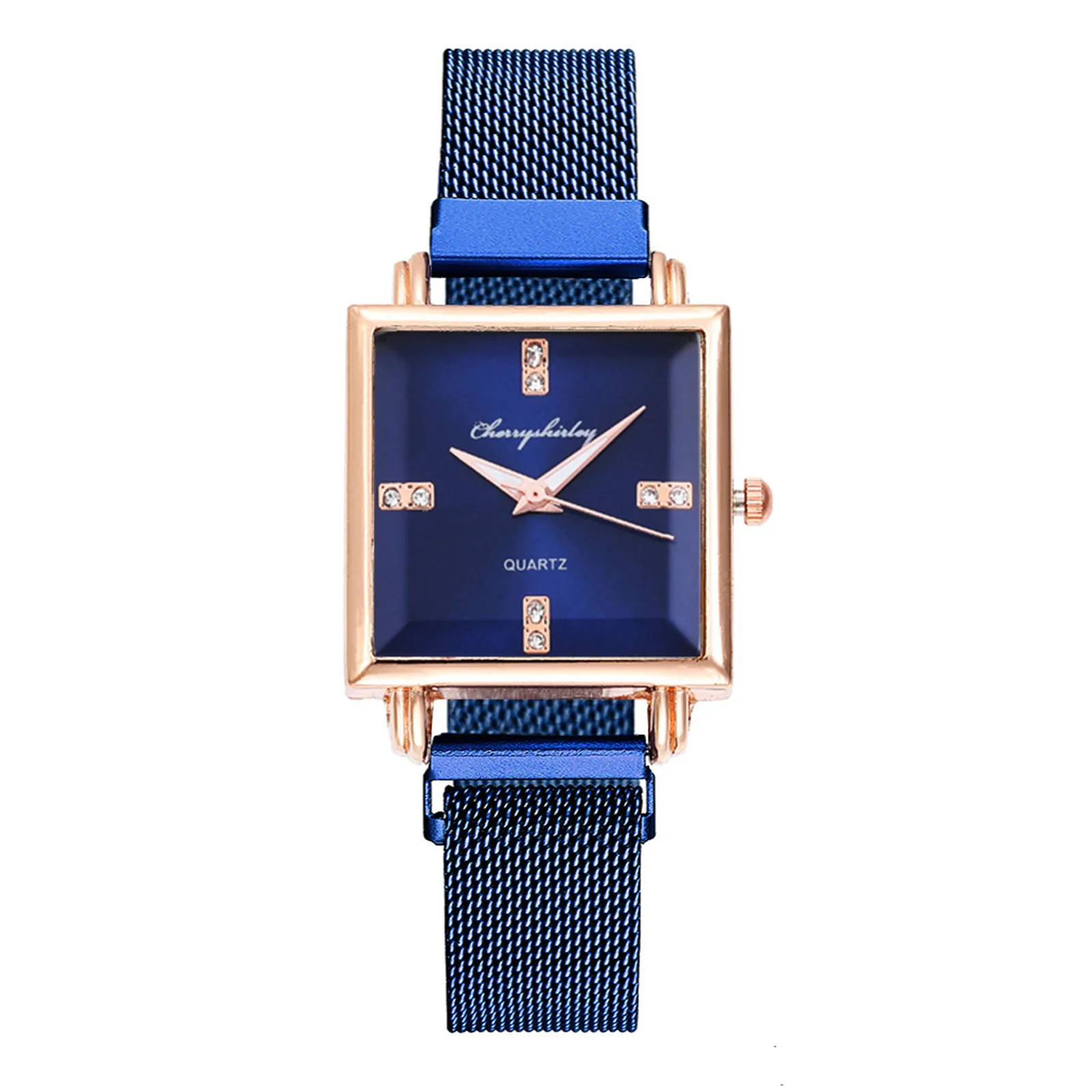 

Rose Gold Women Watch Nice Top Brand Luxury Magnetic Starry Sky Lady Wrist Watch Mesh Female Clock Dropshiping Relogio Feminino