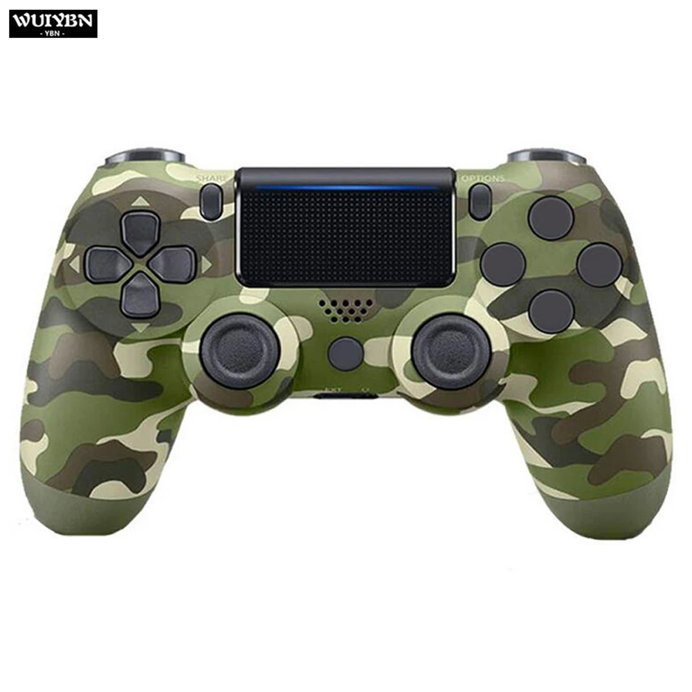 Армейский зеленый WUIYBN Bluetooth PS4 Геймпад контроллер беспроводной джойстик для PSONY Dualshock playstation 4 игровая консоль ПК паровой - Цвет: Армейский зеленый