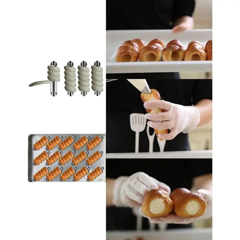 Трубочки для выпечки канноли 5 дюймов большая из нержавеющей стали Cannoli формы