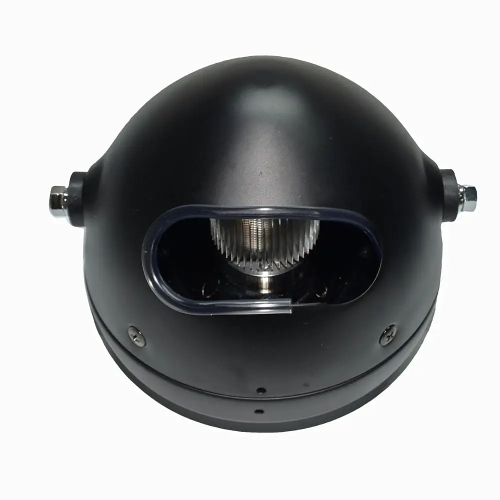 7 дюймовые мотоциклетные фары в стиле ретро черные светодиодсветодиодный
