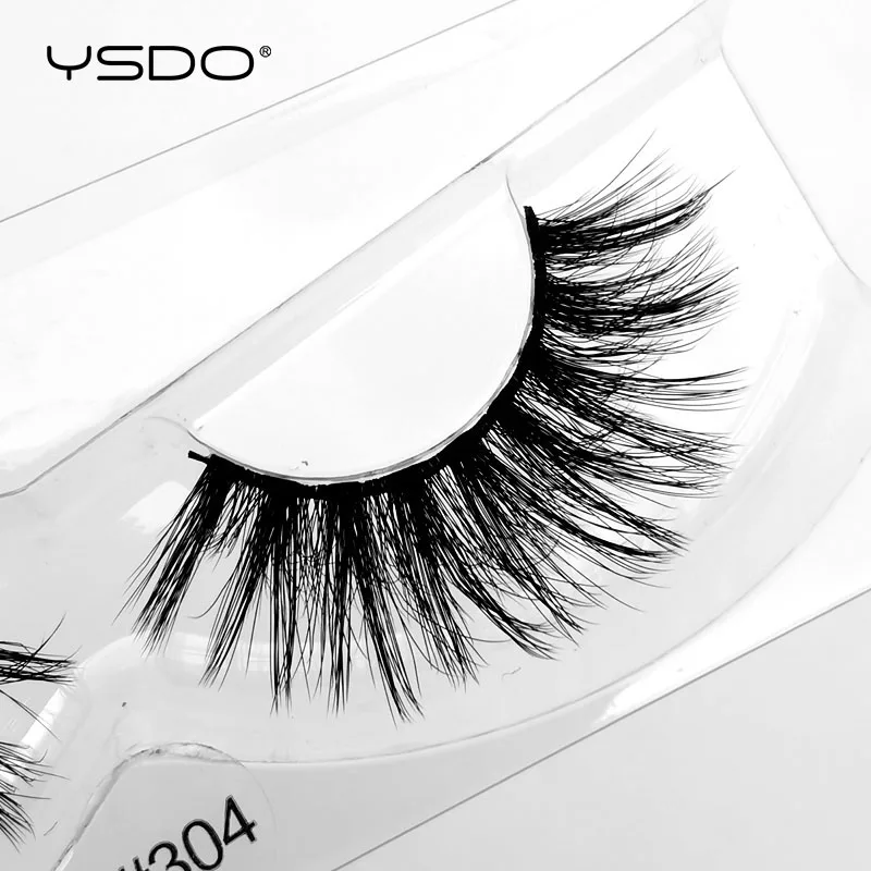 YSDO 1 пара 3d норковые накладные ресницы естественные длинные норковые ресницы безжалостные ресницы «maquiagem» Мягкие выпученные ресницы искусственные
