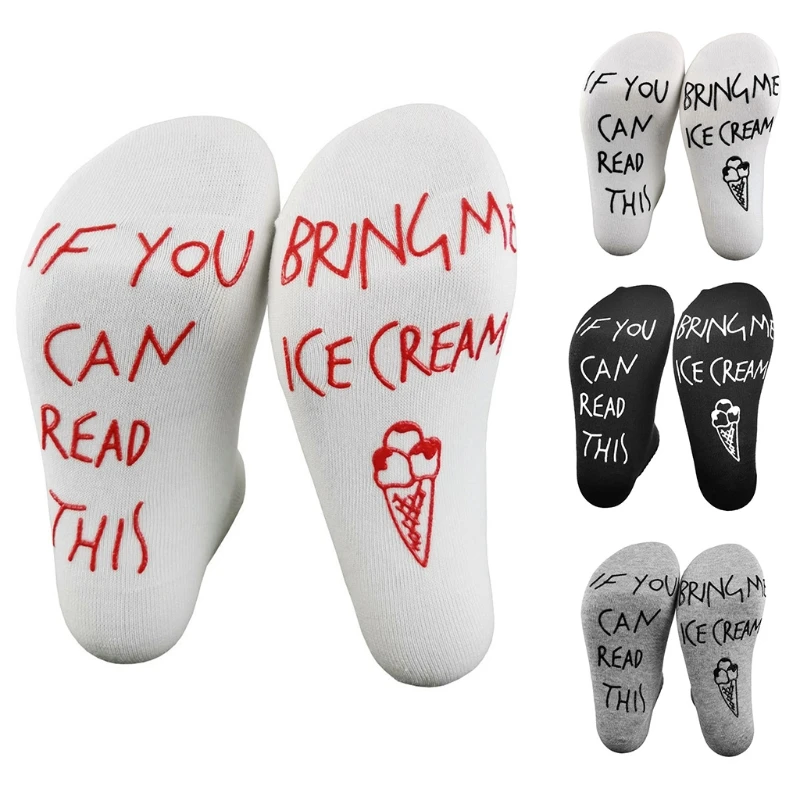 Новинка чулочно носочные изделия с надписью Bring Me в виде мороженого 83XF|Носки| |