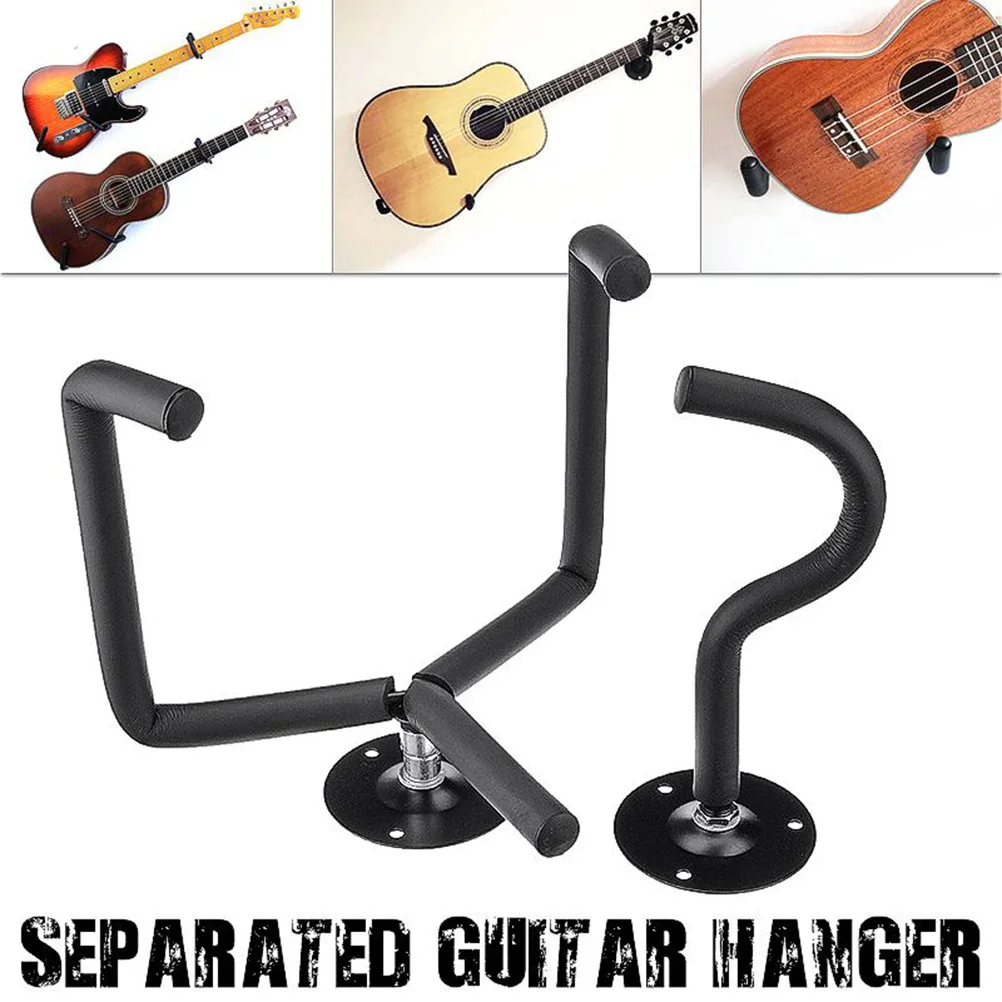 

Guitar Wall Mount Acoustic/Electric/Classical Guitar Wall Hanger Slat Wall Horizontal Guitar Holder Stand Rack