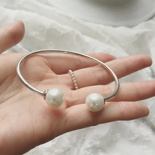 

Браслет женский из серебра 925 пробы, с жемчугом