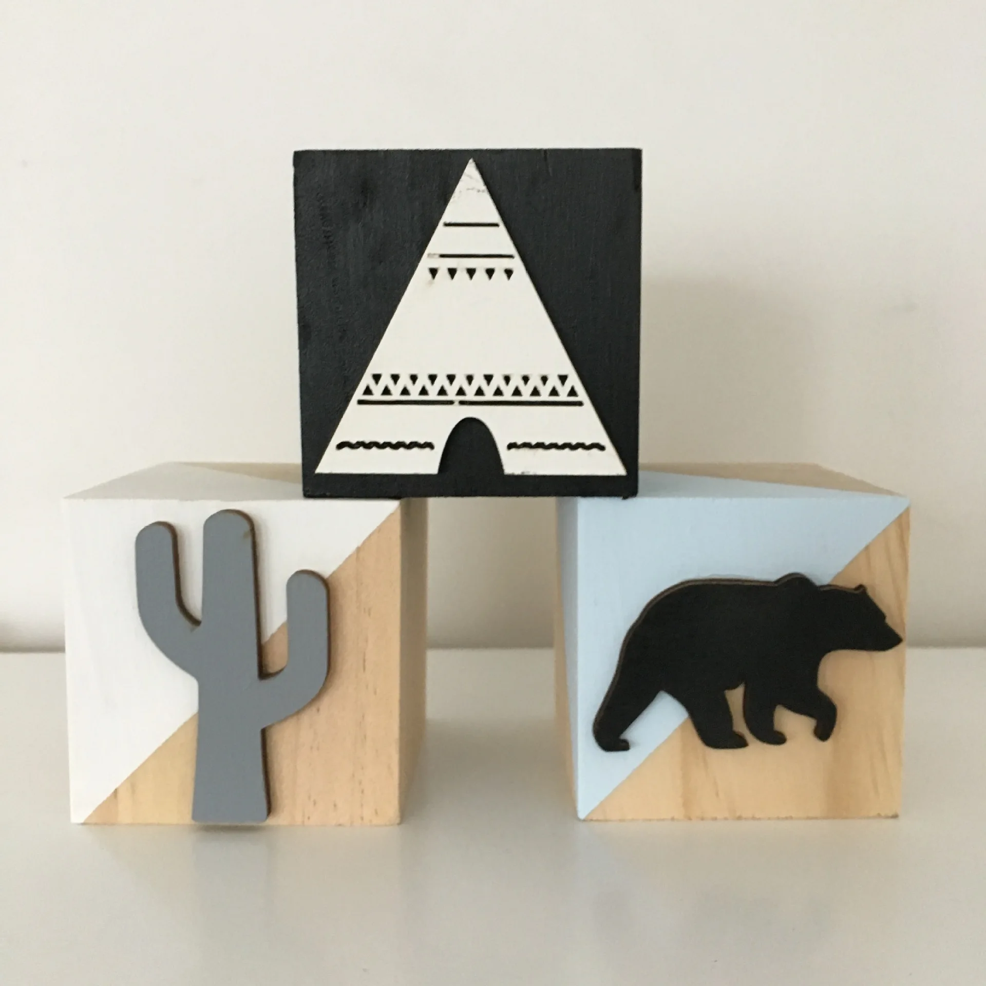 3 предмета в комплекте Лебедь алмазов Единорог Корона любви деревянный куб из