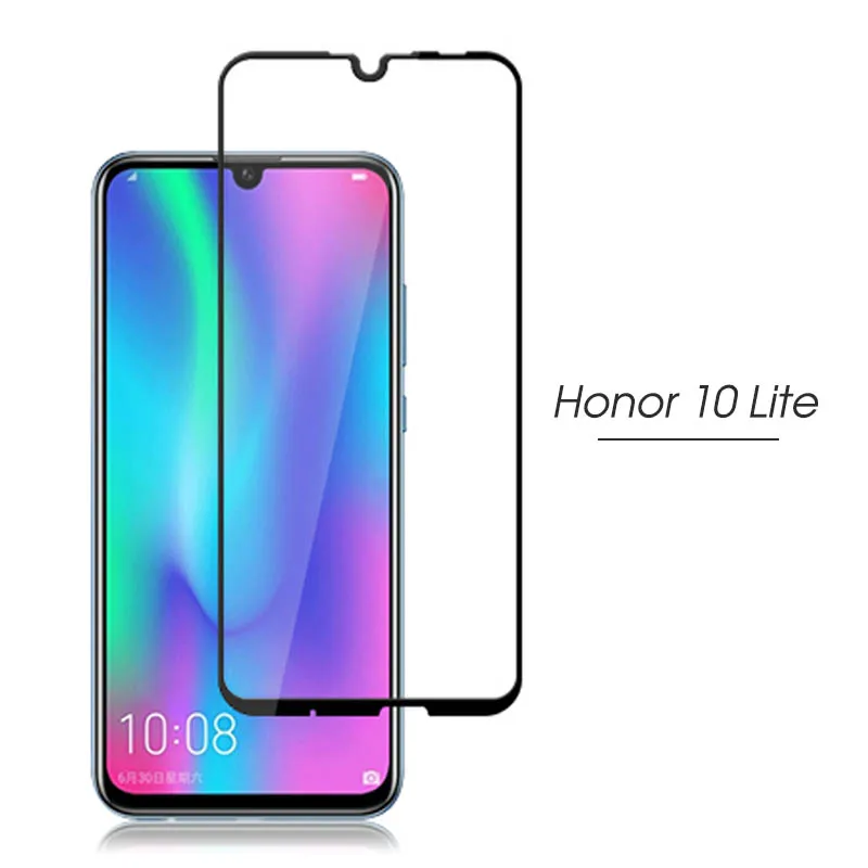

Защитное стекло для экрана huawei Honor 10 lite, закаленное стекло с полным покрытием