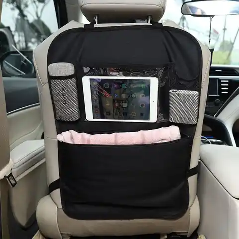 Детская сумка для хранения на переднем сиденье, Дорожный Коврик для автомобиля, органайзер для заднего сиденья автомобиля