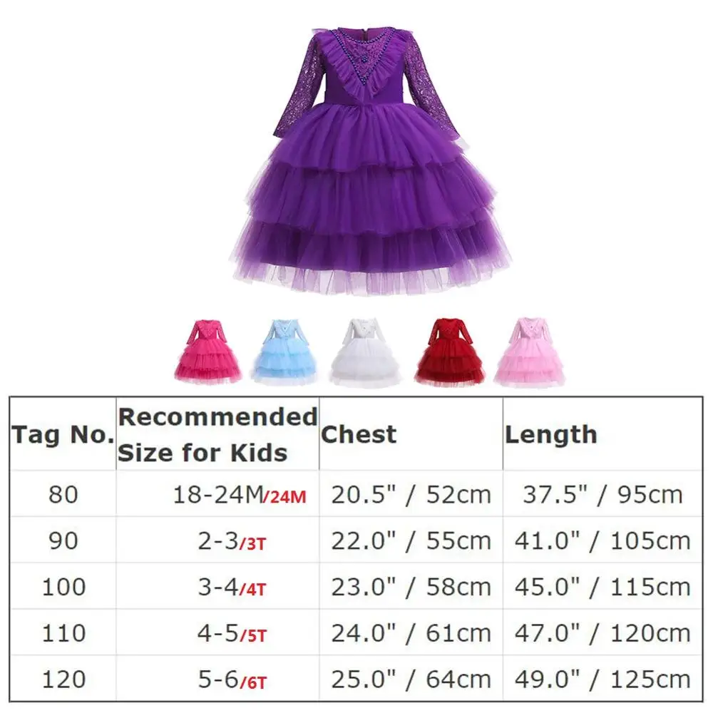 Платье принцессы на день рождения для девочек Реквизит фотосессии Свадебные