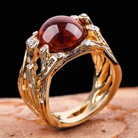 vintage irregular crystal ring couples love rings rhinestone cz wedding for women exquisite jewelry fashion anillos z4m615
