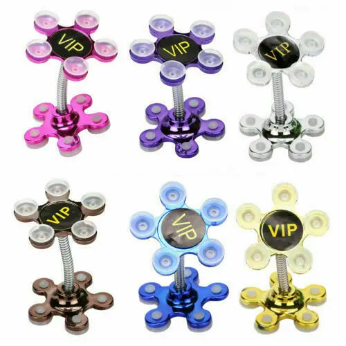 

360 ° двойная присоска с цветочным рисунком