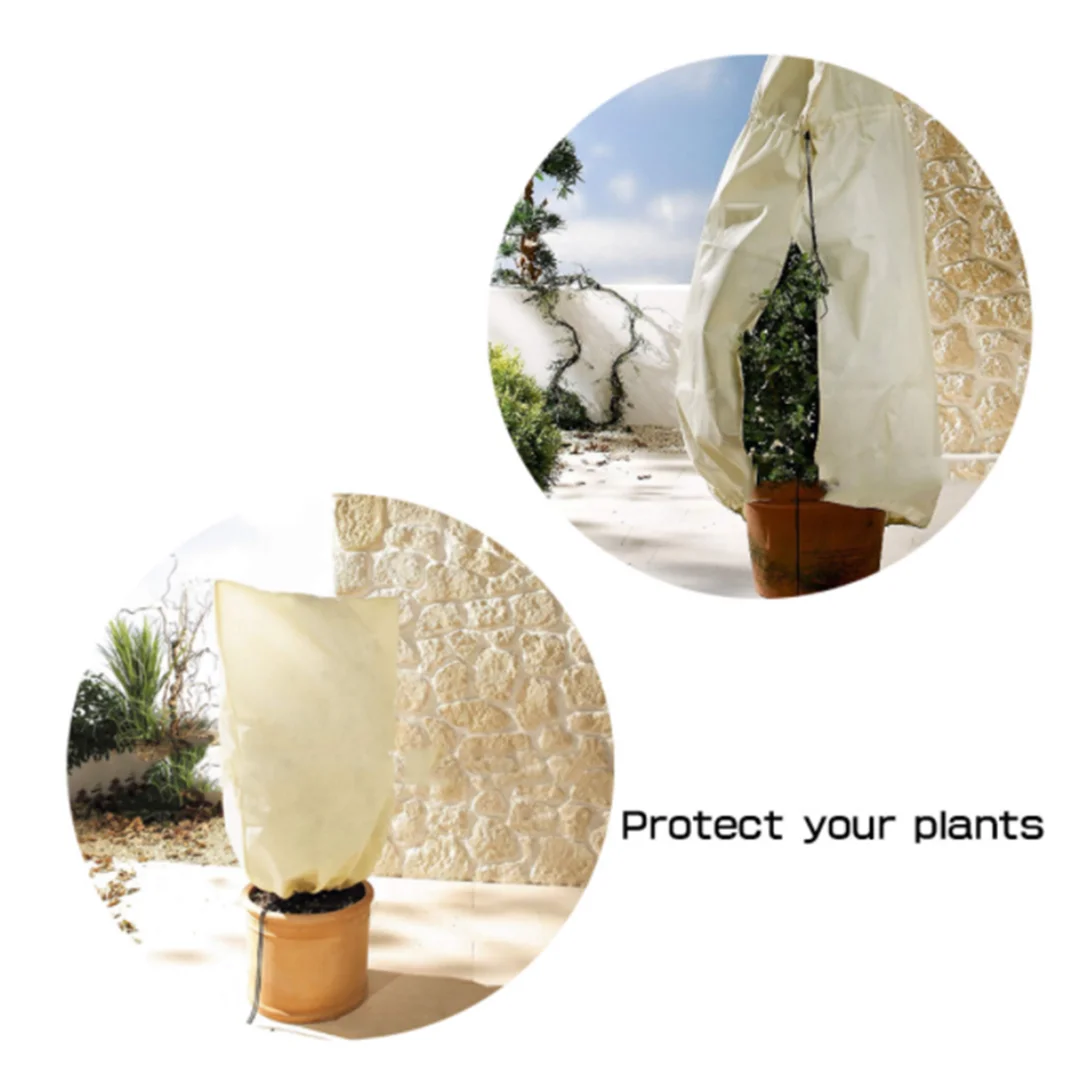 

Frost Protection Bag Winter Plant Protective Cover Non-woven Breathable Bag For Frost Protection Vegetable Tree Shrub Plants