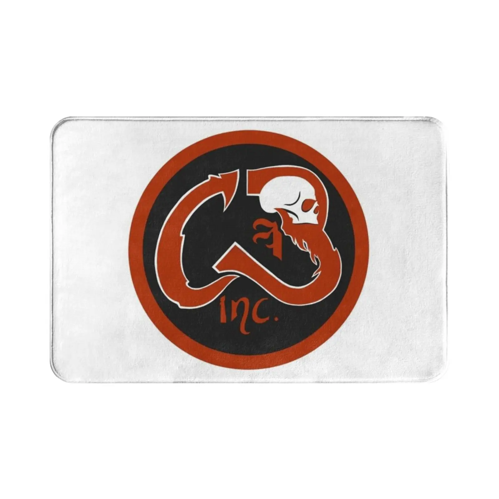 Коврик Calabarna Inc. Серия I коврик мягкий с рисунком черепа яркие кости готический