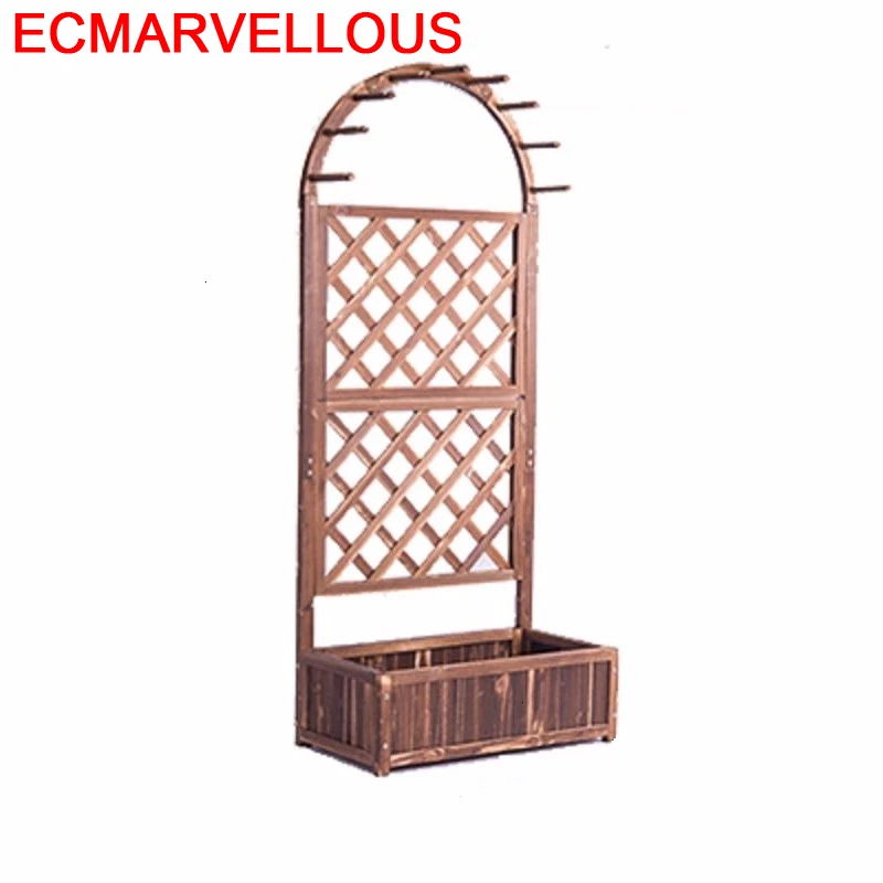 Стеллаж для комнат и сада деревянные полки комнатных растений подставка балкона