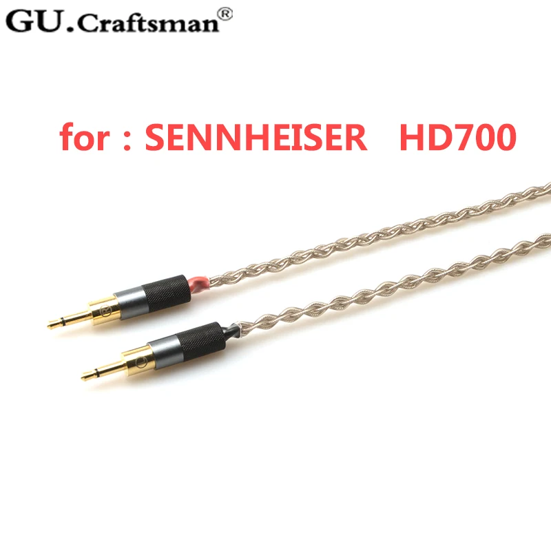 GUcraftsman 6n серебристый для SENNHEISER HD700 4 контактный XLR 2 5 мм/4 мм кабель обновления