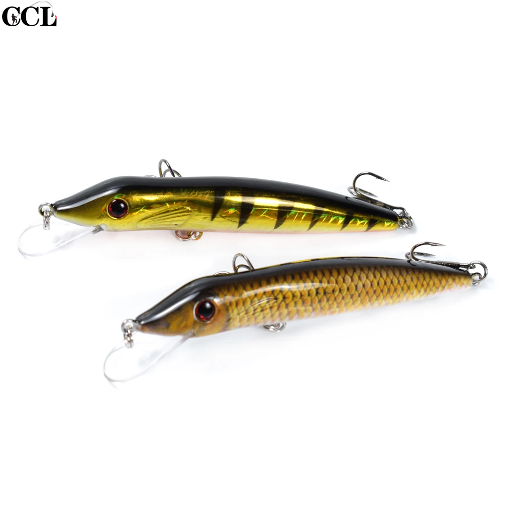 4 9 дюймов 13 г Щука гольян приманка для рыбалки жесткий пластик 3D глаза плавающая